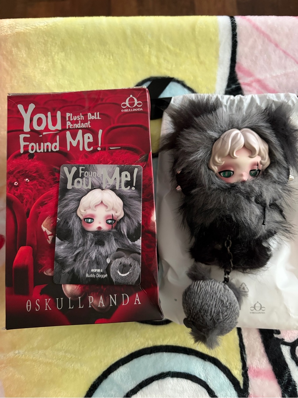Pop Mart SKULLPANDA You Found You Me! Plush - Buddy Doggie (SECRET) - Picture 2 of 7